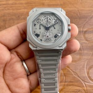 Bvlgari Chronograph Grey Met
