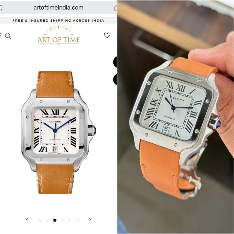 CARTIER SANTOS GEOMETRIC SHAPES 7AA ULTRA PREMIUM