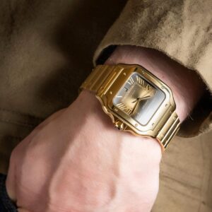 Cartier Santos Gold Elegant