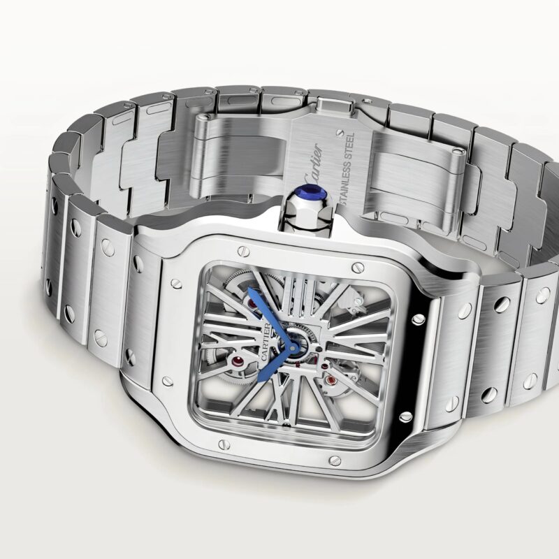 CARTIER SANTOS SKELETON 7AA ULTRA PREMIUM STAINLESS STEEL CARTIER SANTOS SKELETON 7AA ULTRA PREMIUM STAINLESS STEEL
