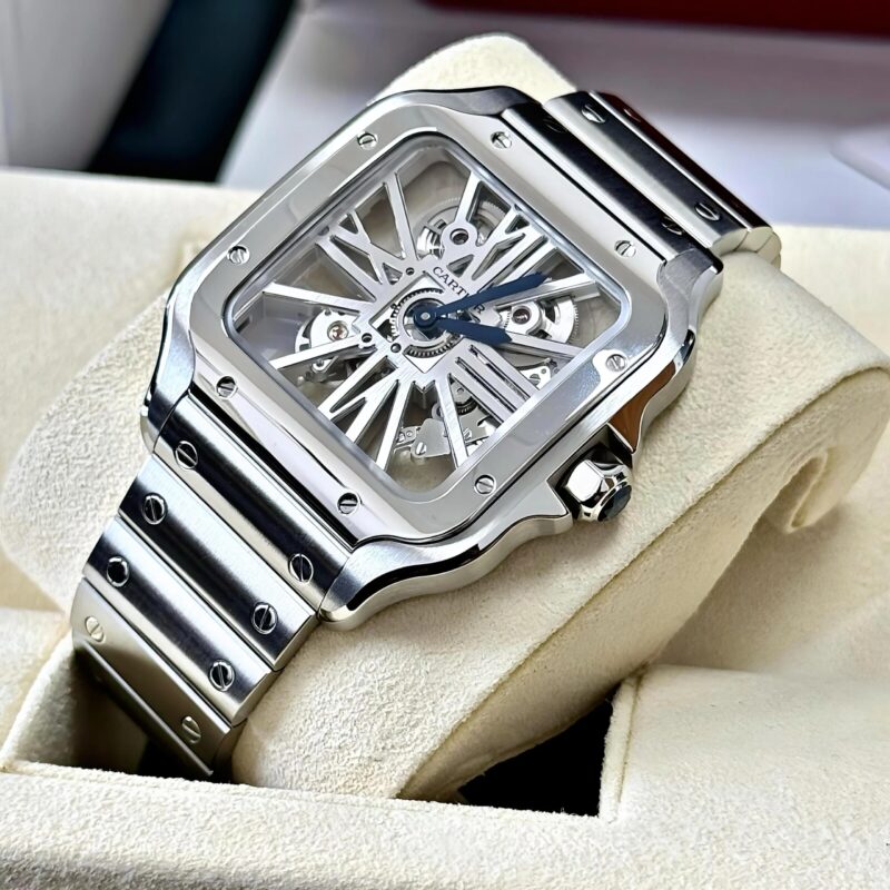 CARTIER SANTOS SKELETON 7AA ULTRA PREMIUM STAINLESS STEEL CARTIER SANTOS SKELETON 7AA ULTRA PREMIUM STAINLESS STEEL