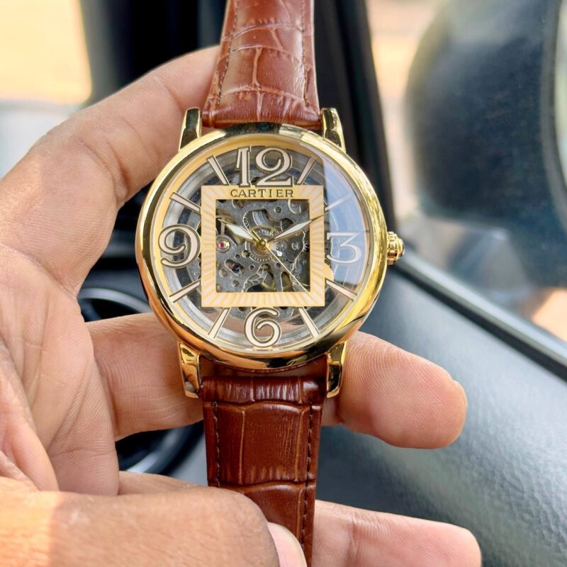 Cartier Tourbillon Back Open Automatic Cartier Tourbillon Back Open Automatic