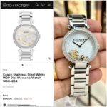 COACH CHARM ELEMENTS WHITE DIAL