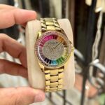 COACH GREYSON RAINBOW CRYSTAL DIAL STAINLESS STEEL