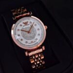 EMPORIO ARMANI AR 7A ROSEGOLD BELT