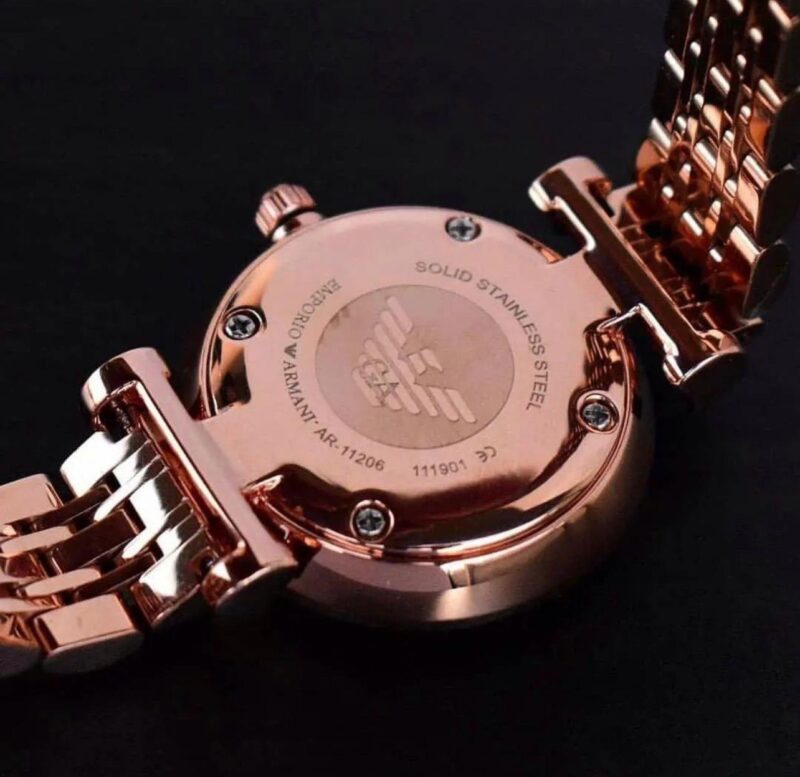 EMPORIO ARMANI AR 7A ROSEGOLD BELT