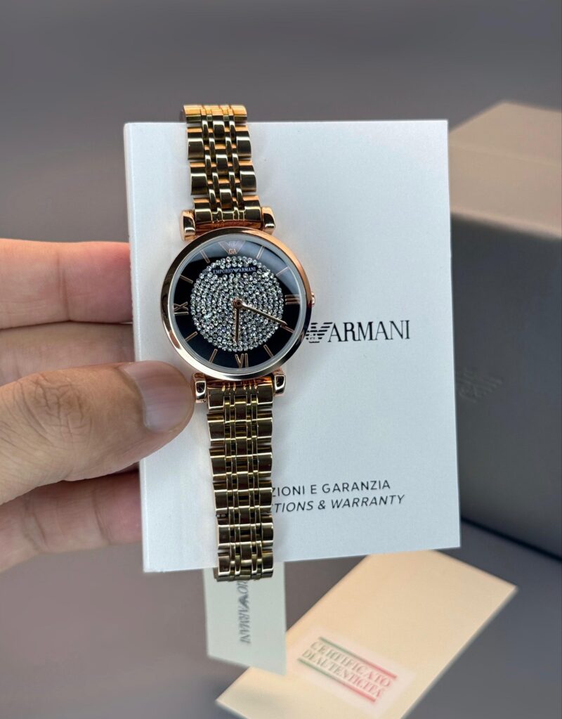 EMPORIO ARMANI AR 7A ROSEGOLD BELT