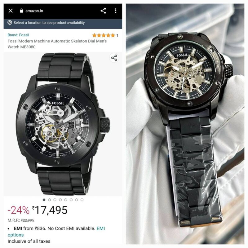 Fossil Modern Machine Automatic ME3080