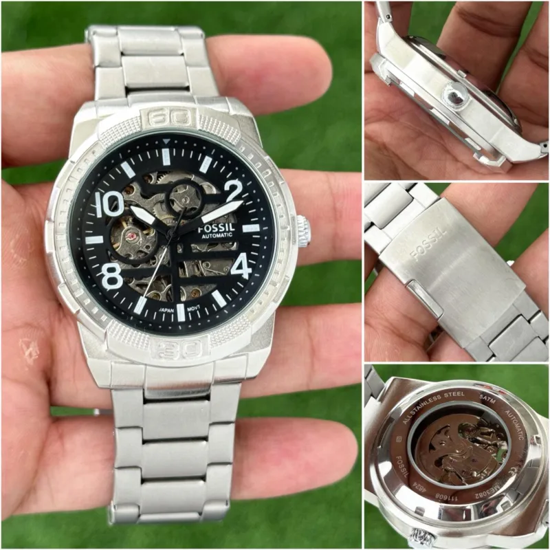 FOSSIL OPEN BACK SKELETON DIAL 7AAA PREMIUM AUTOMATIC