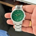 FOSSIL SLIM NEUTRA CHRONOGRAPH GREEN DIAL