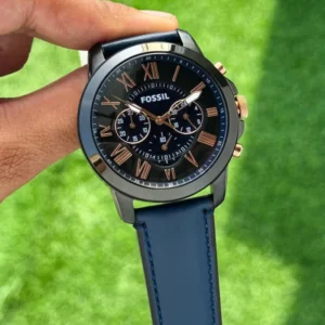 FOSSIL STAINLESS STEEL 7AAA PREMIUM BLACK DIAL