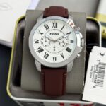 FOSSIL STAINLESS STEEL 7AAA PREMIUM WHITE DIAL