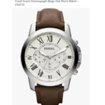 FOSSIL STAINLESS STEEL 7AAA PREMIUM WHITE DIAL