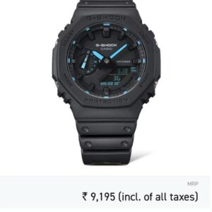 G SHOCK CASIO OAK 7AA PREMIUM AUTOMATIC BLACK