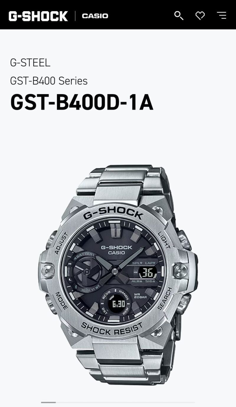 G SHOCK G STEEL 7AAA PREMIUM AUTOMATIC G SHOCK G STEEL 7AAA PREMIUM AUTOMATIC