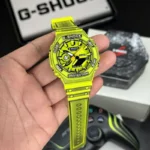 G SHOCK GA-2100 MANGA STAINLESS STEEL GREEN