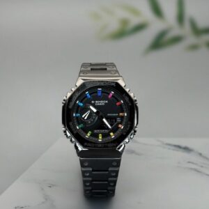 G shock Gm 2100D Black Rainbow