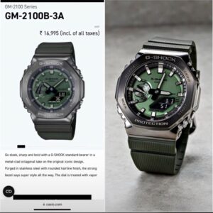 G SHOCK GM2100B-3A ANALOG