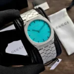 GUCCI 25H SKY BLUE DIAL STAINLESS STEEL 7AA PREMIUM
