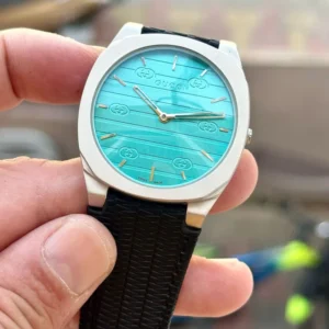 GUCCI SLIM SKY BLUE DIAL 7A QUARTZ MOVEMENT