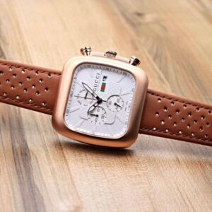 Gucci Square Chronograph Working