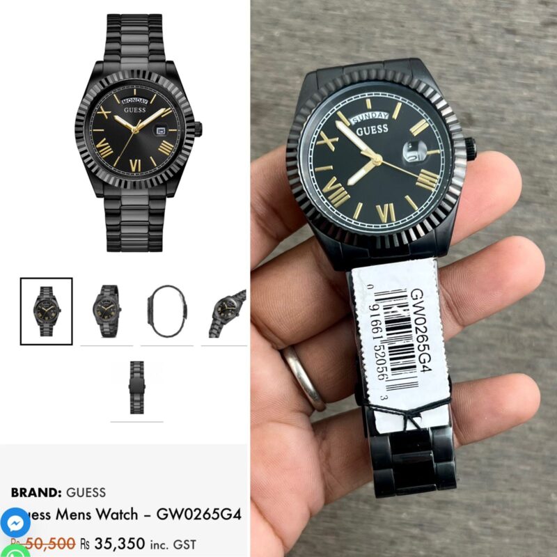 Guess Mens Black GW0265G4 Guess Mens Black GW0265G4