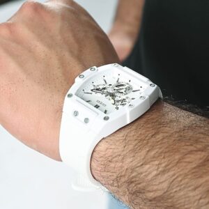Guess Silicone Skeleton Watch