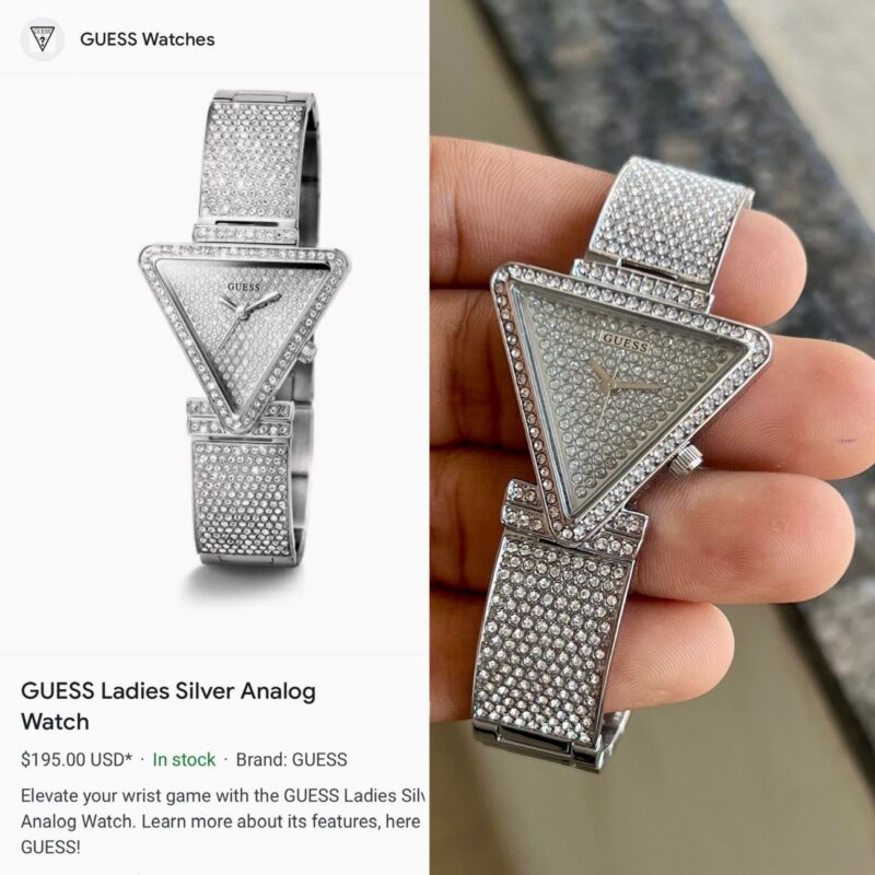 Guess Silver Fancy Bracelet