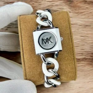 Michael Kors Silver White Lennox