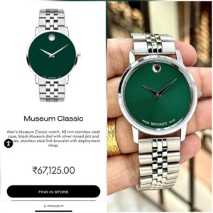 MOVADO MUSEUM CLASSIC GREEN DIAL