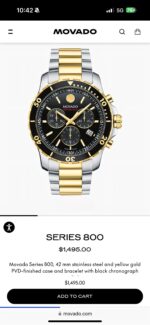 Movado Serice 800 Tu tone