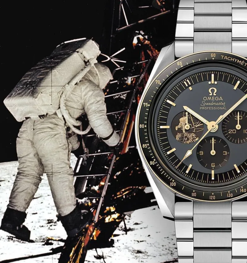 OMEGA SPEEDMASTER APOLLO-11 7AA PREMIUM BLACK DIAL