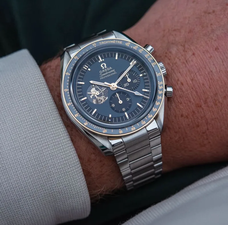 OMEGA SPEEDMASTER APOLLO-11 7AA PREMIUM BLACK DIAL